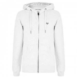 Image of True Religion Metal Logo Hoodie - Grey/Bl SMU1501