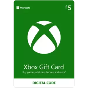 Image of Xbox Live £5 Credit for Xbox 360
