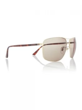 Image of Gucci Gold 0GC000996 Rectangle Sunglasses Gold