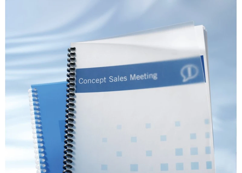 Image of GBC Binding Cover Poly Clear View A4 350 MicronTranslusent