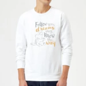 Image of Dumbo Follow Your Dreams Sweatshirt - White - L