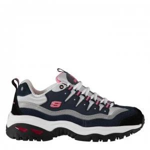 Image of Skechers Lifestyle Energy Wave Trainers - Navy