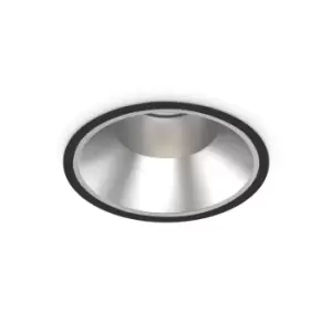 Image of Off Round Recessed Downlight Black 21.8cm 3000K