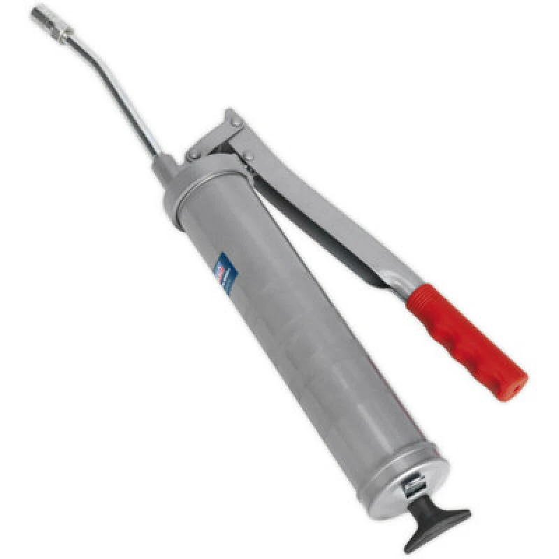 Image of Loops Side Lever Grease Gun - 3-Way Fill - Contoured Pump Handle - Rigid Delivery Tube Multi