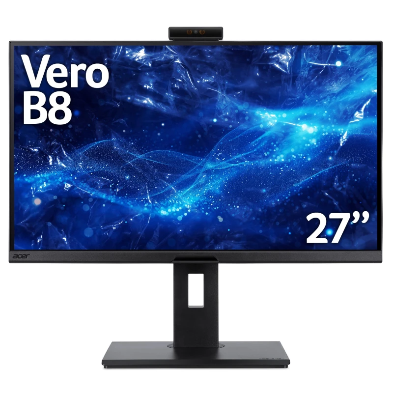 Image of Acer B8 Vero B278UE 27" Quad HD 16:9 ZeroFrame IPS 100Hz 4ms Webc