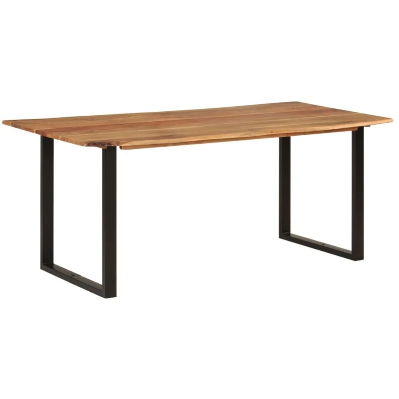 Image of VIDAXL Vidaxl - Dining Table 180x90x76cm Solid Acacia Wood 8719883802800
