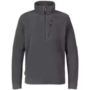 Image of Musto Mens Landrover Polartec 1/2 Zip Micro Fleece Carbon Medium