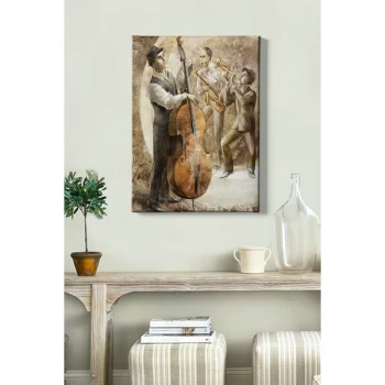 Image of Kanvas Tablo (70 x 100) - 14 Multicolor Decorative Canvas Painting