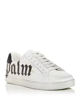 Image of Palm Angels Mens Palm One Logo Print Low Top Sneakers