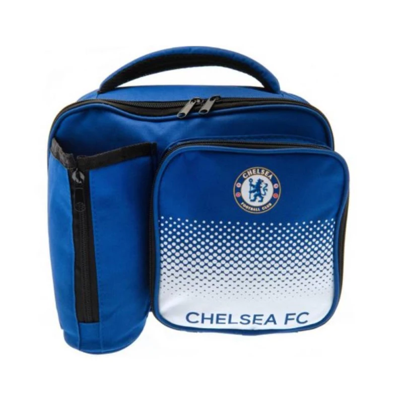 Image of Chelsea FC Mens Official Football Fade Design Lunch Bag in Blue Blue Male One Size