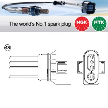 Image of NGK OZA659-EE46 / 5748 Lambda Sensor Zirconia Type Oxygen O2 Exhaust Probe