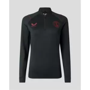 Image of Castore Charlton Athletic Training quarter Zip Womens - Black