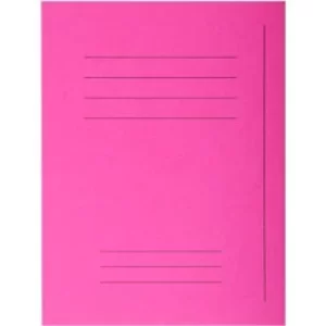 Image of Exacompta Square Cut Folders 435020E A4 Fuchsia Recycled Board 24 x 32cm Pack of 250