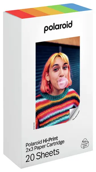 Image of Polaroid Polaroid Hi-Print Gen 2 2x3 Cartridge Paper - 20 Sheets