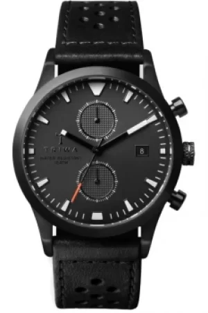 Image of Mens Triwa Sort of Black Lansen Chrono Chronograph Watch LCST112CR010113