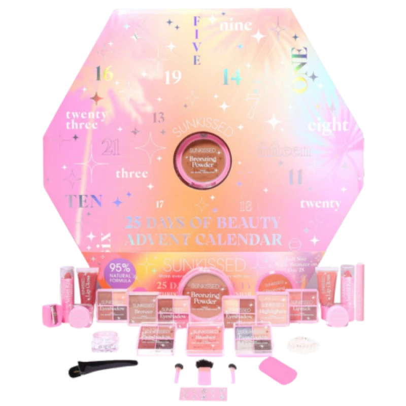 Image of Sunkissed 25 Days of Beauty Advent Calendar 2024 - 25 Pieces
