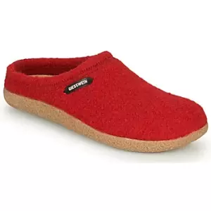 Image of Giesswein VEITSCH womens Slippers in Red,4,5,5.5,6.5,7.5