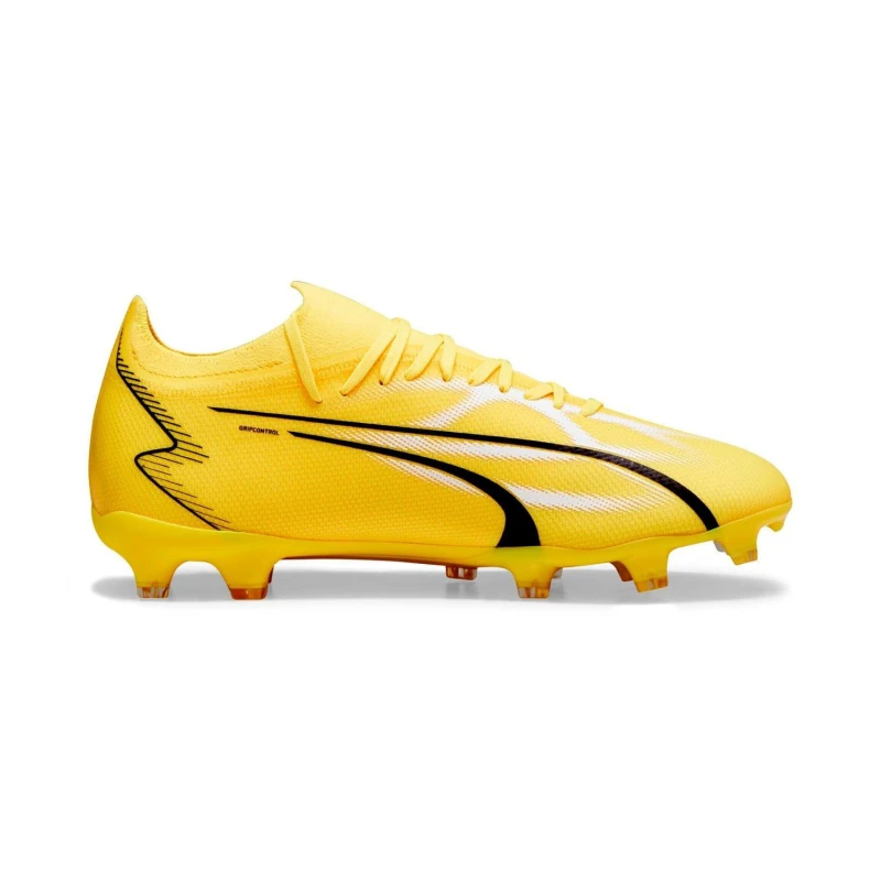 Image of Puma Ultra Match FG/AG Football Boots Yellow male UK 10.5