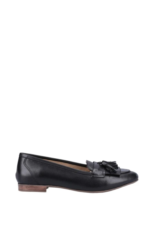Image of Hush Puppies Womens 'Marissa' Tassel Loafer in Black Size: 8 Black Female 8