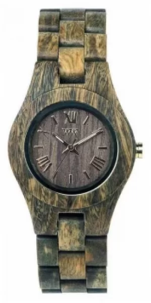 Image of WeWood Womens Criss Army Wooden Strap 70210100 Watch