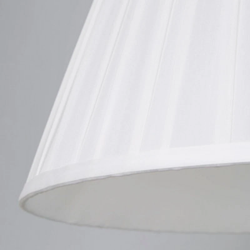 Image of Lighting Collection Lighting Collection Posner Burnt Orange Velvet Tapered Drum Lamp Shade 30cm Orange