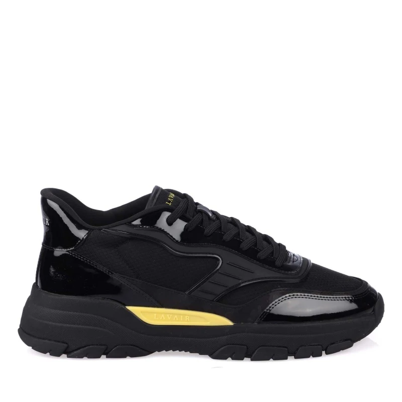Image of Lavair Pacific 2.0 Trainers Black Yellow male UK 6