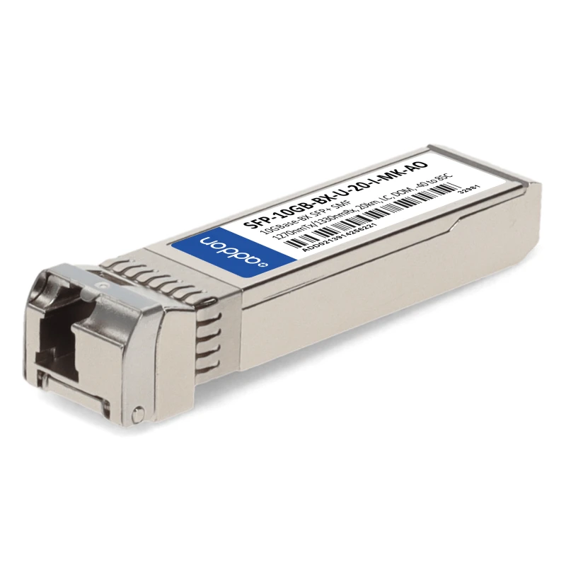 Image of AddOn Networks Mikrotik Compatible TAA 10GBase-BX SFP+ Transceiver (SM