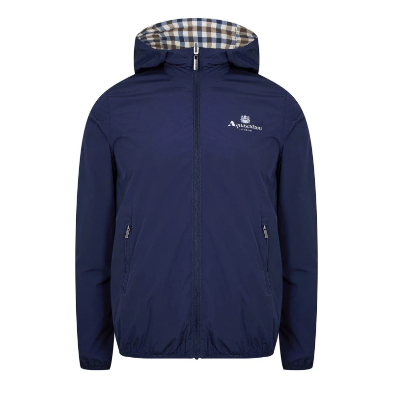 Image of Debenhams Debenhams Men Hooded Sailor Jacket Navy Size: large navy L Male 8900000491773