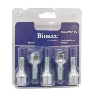 Image of BIMECC Wheel Bolt YREB27 RENAULT,NISSAN,SMART,TWINGO II (CN0_),MEGANE III Grandtour (KZ0/1),Clio IV Schragheck (BH_)
