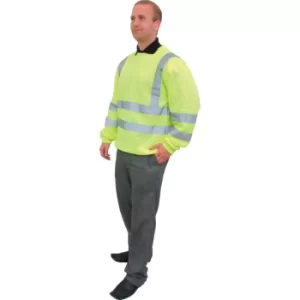 Image of XL Hi-vis Yellow Sweatshirt