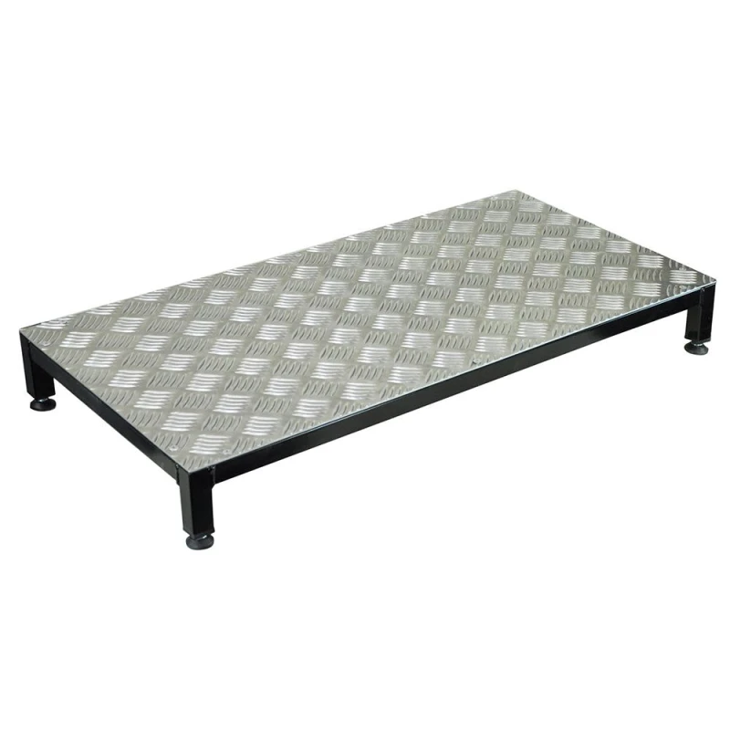 Image of Loops Lightweight Aluminium Half Step - Adjustable Height - 190kg Weight Limit Multi