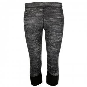 Image of adidas Tech Fit Capri Three Quarter Tights Ladies - Black Heather