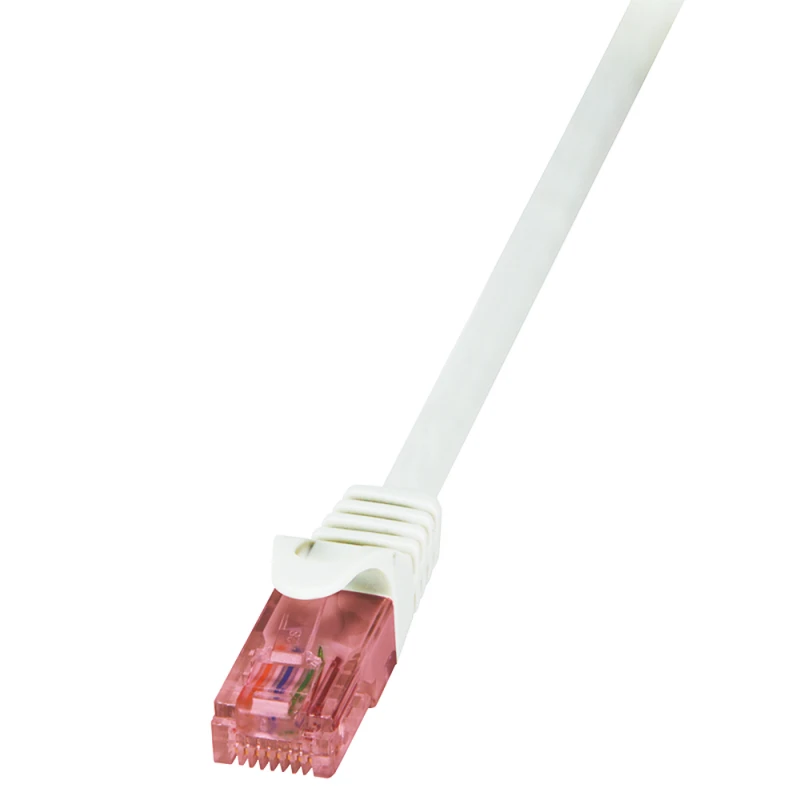 Image of LogiLink 0.25m Cat.6 U/UTP networking cable White Cat6 U/UTP (UTP)