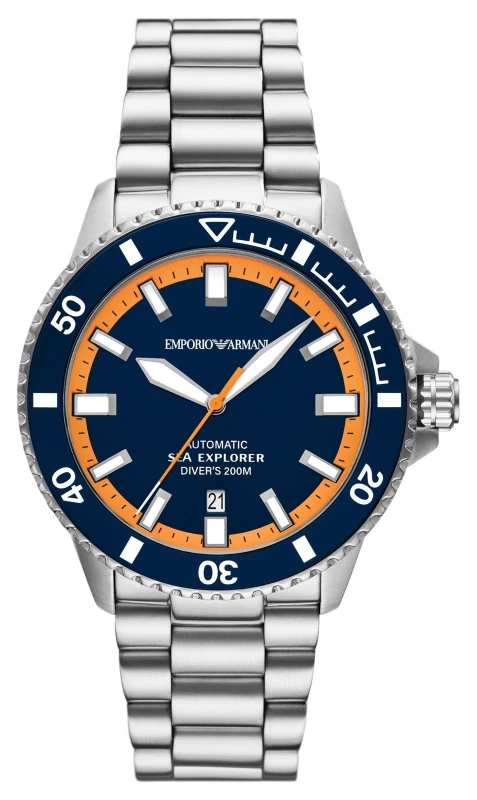 Image of Emporio Armani AR60090 Sea Explorer Automatic 200m (42.5mm) Watch