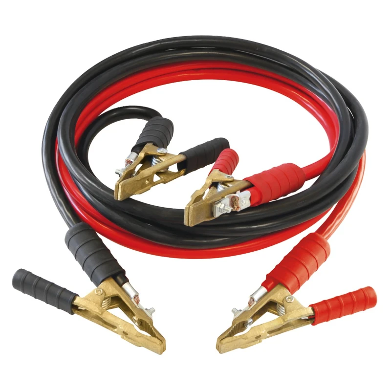 Image of GYS Professional 3m 500Amp Jump Leads with Brass Clamps