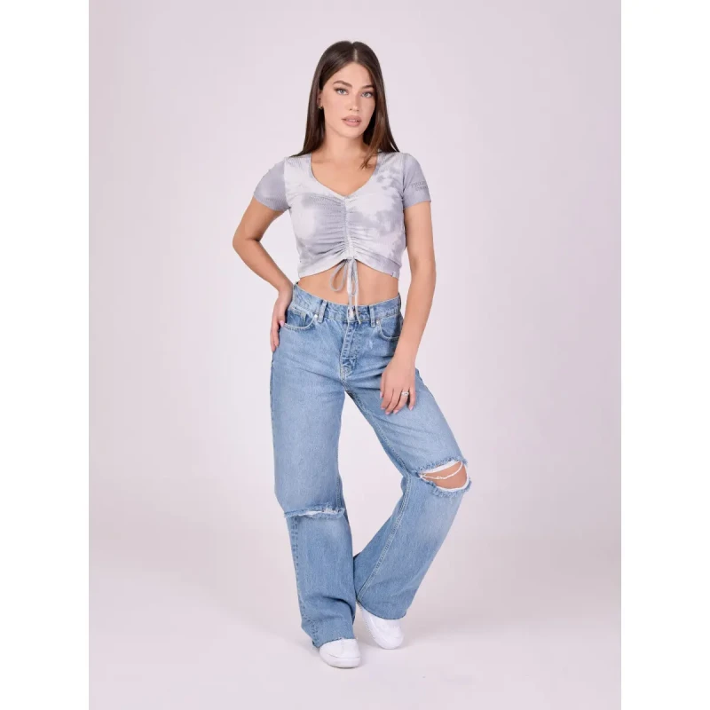 Image of Project X Paris Womens tie and dye t-shirt Project X Paris Noir Female S