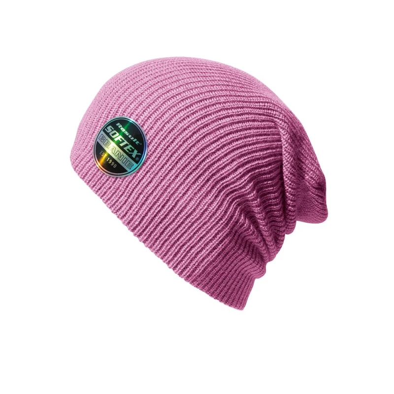 Image of Result Core Mens Soft Beanie in Pink Pink Male One Size