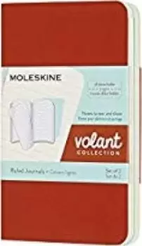 Image of Volant Journals XS Ruled Coral Orange Aqua.Blue by Moleskine