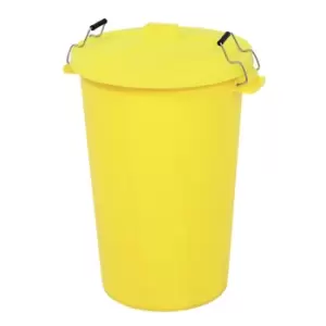 Image of 90 Litre Lightweight Dustbin - Blue
