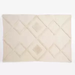 Image of Windsor 120x170cm Cream Geo Tufted Rug