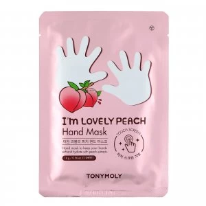 Image of TONYMOLY Lovely Peach Hand Mask 16g
