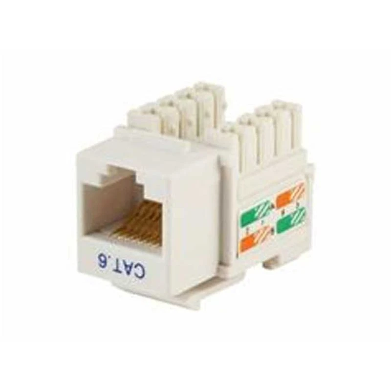 Image of FDL CAT.6 UTP KEYSTONE JACK LSA IDC PUNCH DOWN MODULE - WHITE