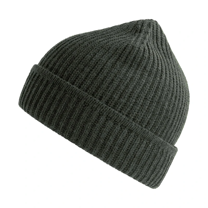 Image of Atlantis Atlantis Men Maple Ribbed Beanie in Dark Grey Dark Grey One Size Male 5063300870051