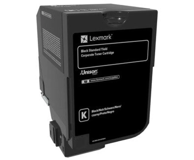 Image of Lexmark Lexmark 74C2SKE toner cartridge  Original Black 74C2SKE