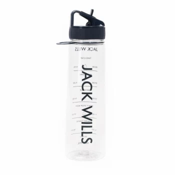 Image of Jack Wills Reusable Water Bottle - Clear New Logo