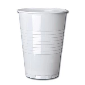 Image of Plastic 200ml Cups 1 x Pack of 100 for Hot Drink Vending Machines