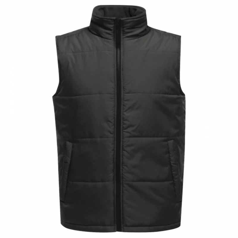 Image of Regatta Professional Mens Quilted Insulated Body Warmer in Dark Grey Size: Small Dark Grey Male S