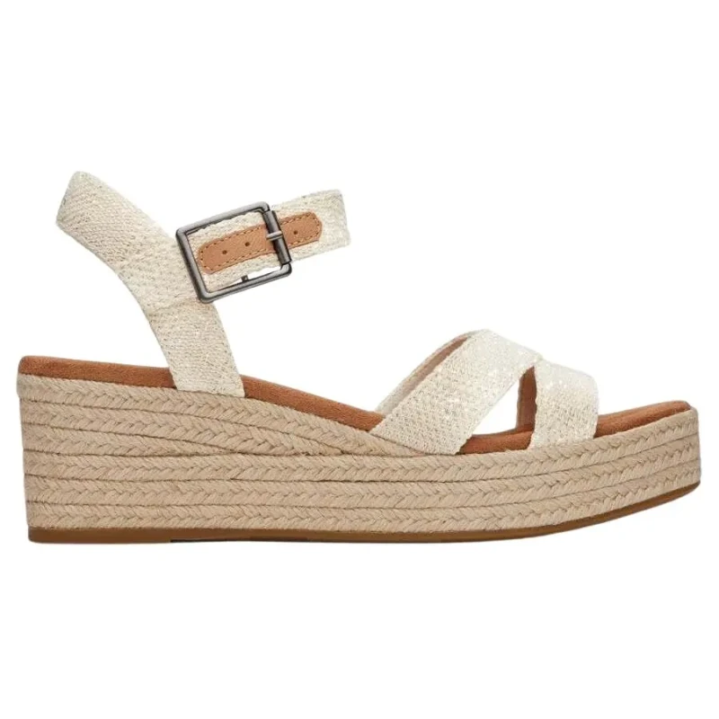 Image of TOMS Womens wedge sandals Toms Audrey Beige Female 39