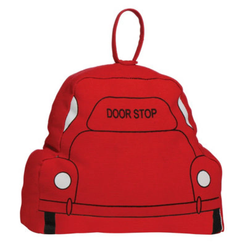 Image of Premier Housewares Red Fabric Car Door Stop Red
