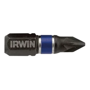 Image of IRWIW6061407 Impact Pro Performance Screwdriver Bits PZ2 25mm (Pack 2) - Irwin